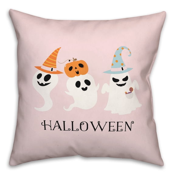 Creative Products Halloween Ghosts 16 x 16 Spun Poly Pillow