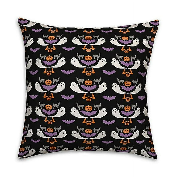 Creative Products Halloween Pattern 18x18 Spun Poly Pillow