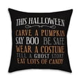 thumbnail image 1 of Creative Products Halloween Rules 18x18 Spun Poly Pillow, 1 of 1