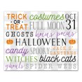thumbnail image 1 of Creative Products Halloween Words 20 x 16 Canvas Wall Art, 1 of 5