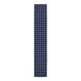 thumbnail image 1 of Creative Products Hand Drawn Plaid Navy Blue 16x72 Poly Twill Table Runner, 1 of 3