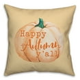 thumbnail image 1 of Creative Products Happy Autumn Y'all Pumpkin 16x16 Spun Poly Pillow, 1 of 3