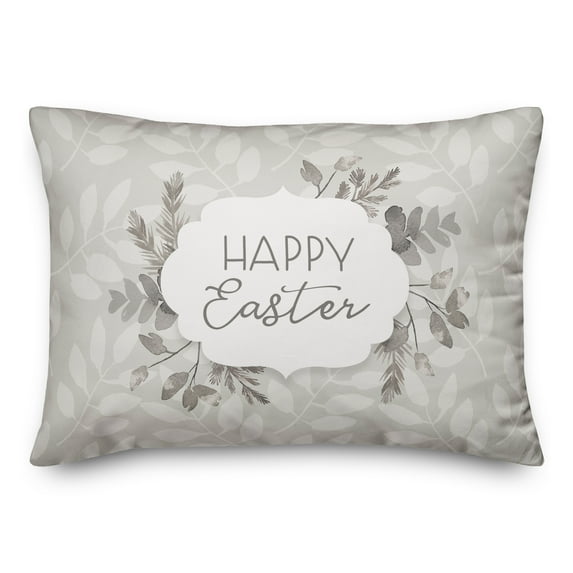 Creative Products Happy Easter Pillow 14 x 20 Spun Poly Pillow