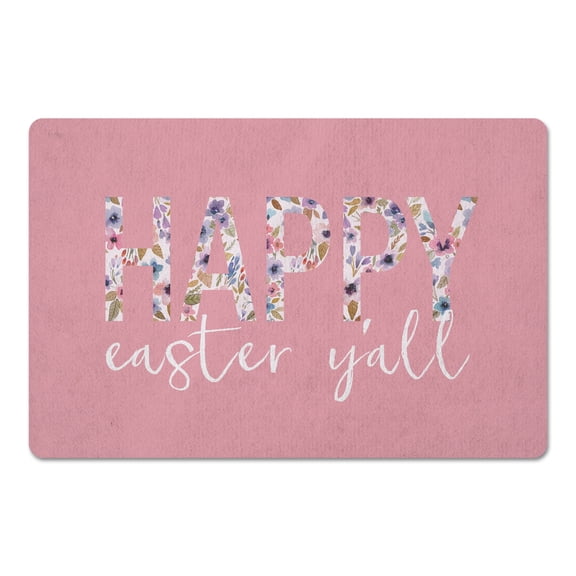 Creative Products Happy Easter Y'all 27x18 Floor Mat