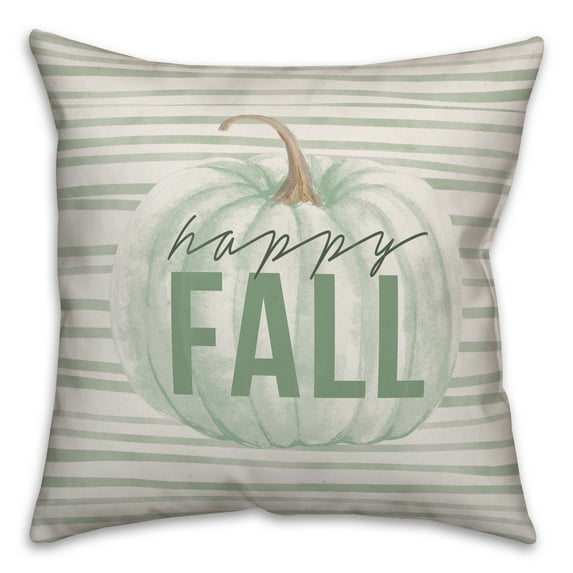 Creative Products Happy Fall 18x18 Spun Poly Pillow