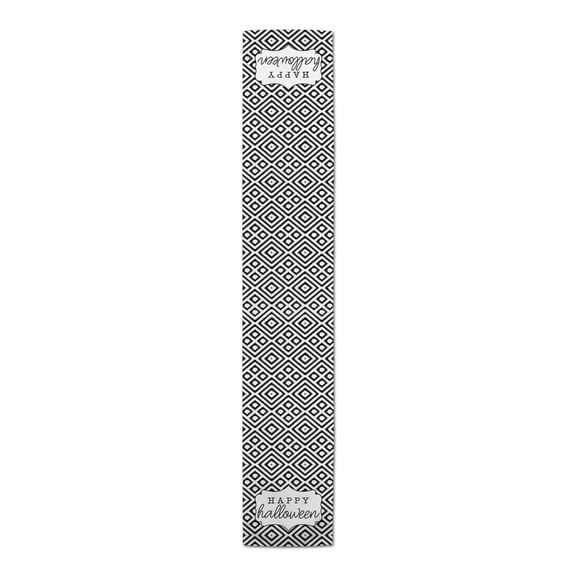 Creative Products Happy Halloween Aztec 16x72 Poly Twill Table Runner