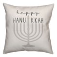 thumbnail image 1 of Creative Products Happy Hanukkah Menorah 18x18 Spun Poly Pillow, 1 of 1