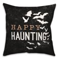 thumbnail image 1 of Creative Products Happy Haunting Bats 16 x 16 Spun Poly Pillow, 1 of 3