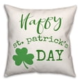 thumbnail image 1 of Creative Products Happy St Patricks Day 16 x 16 Spun Poly Pillow, 1 of 3