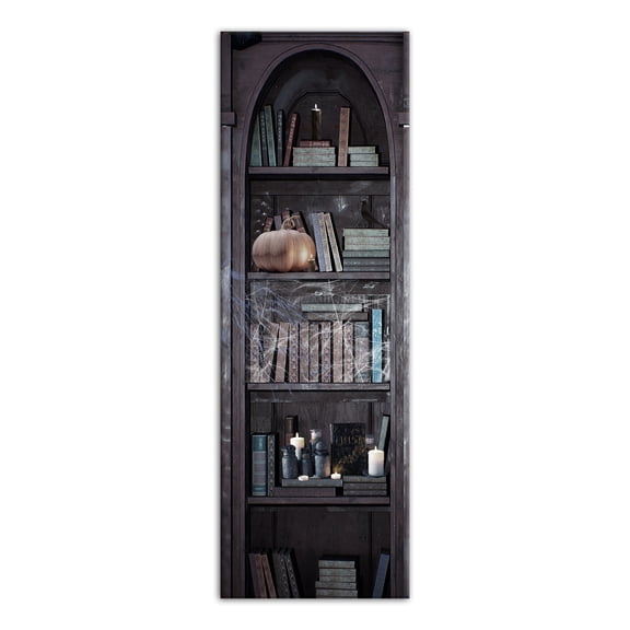 Creative Products Haunted Library Compilation Left 12x36 Canvas Wall Art