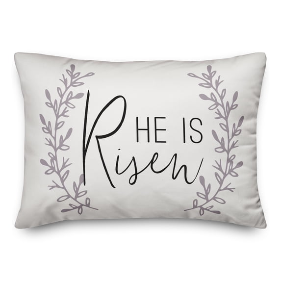Creative Products He is Risen 14x20 Spun Poly Pillow