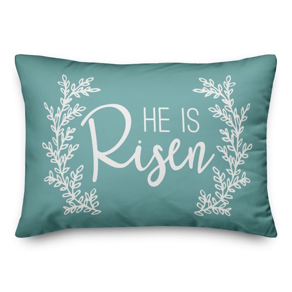 Creative Products He is Risen 14x20 Spun Poly Pillow