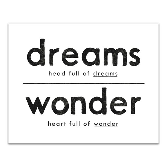 Creative Products Head of Dreams Heart of Wonder 16x20 Canvas Wall Art