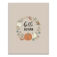 thumbnail image 1 of Creative Products Hello Autumn Wreath 11 x 14 Canvas Wall Art, 1 of 5