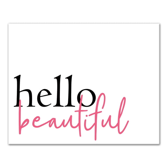 Creative Products Hello Beautiful 16x20 Canvas Wall Art