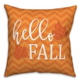 thumbnail image 1 of Creative Products Hello Fall Chevron 16x16 Spun Poly Pillow, 1 of 1