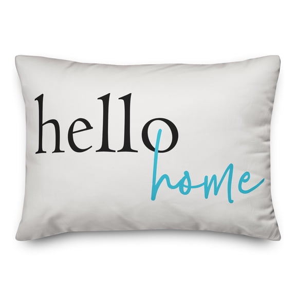 Creative Products Hello Home 14x20 Spun Poly Pillow