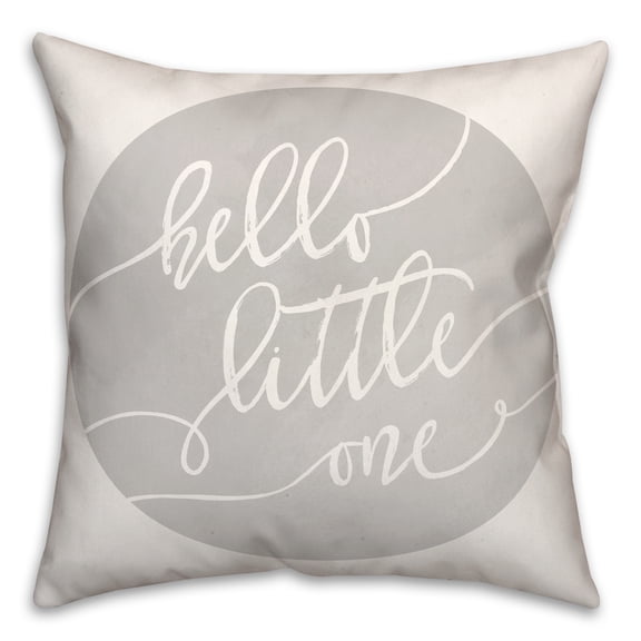 Creative Products Hello Little One 16x16 Spun Poly Pillow