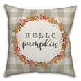 thumbnail image 1 of Creative Products Hello Pumpkin 18x18 Spun Poly Pillow, 1 of 2