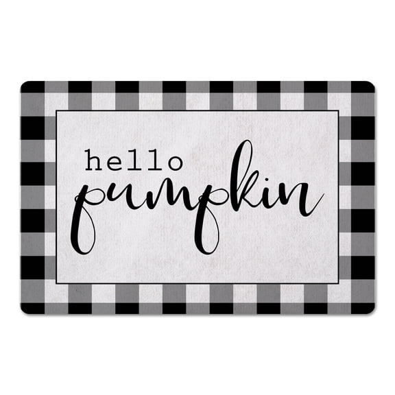 Creative Products Hello Pumpkin 27x18 Floor Mat