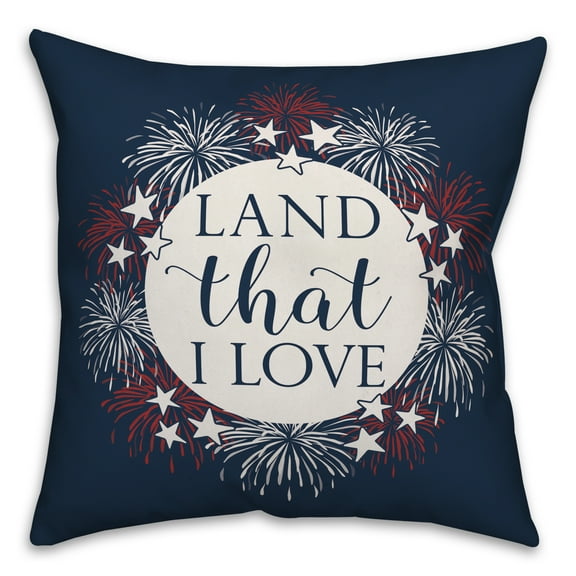 Creative Products Hello Script Coral 18x18 Indoor / Outdoor Pillow