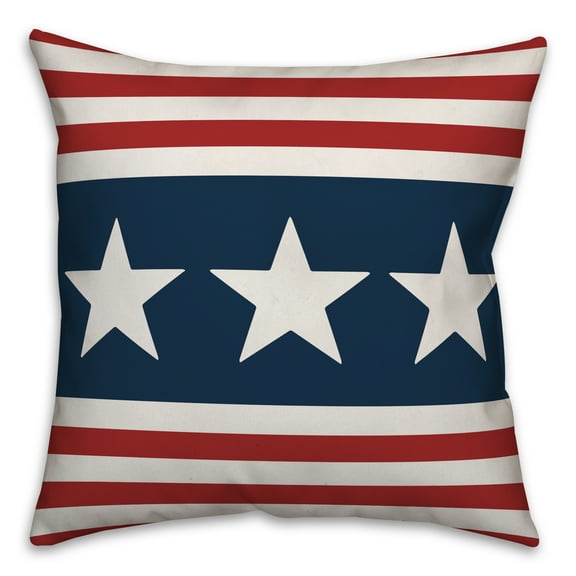 Creative Products Hello Script White and Black 20x20 Indoor / Outdoor Pillow