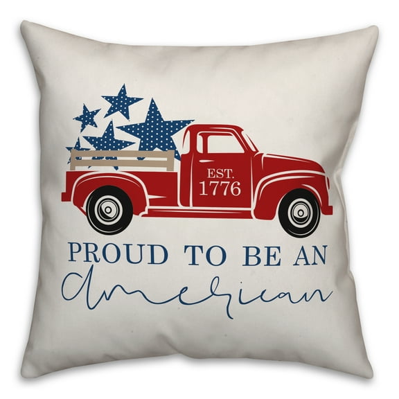 Creative Products Hello Script Yellow 18x18 Indoor / Outdoor Pillow