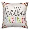 thumbnail image 1 of Creative Products Hello Spring 18x18 Throw Pillow, 1 of 1