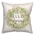 thumbnail image 1 of Creative Products Hello Spring Daisy 18 x 18 Spun Poly Pillow, 1 of 3