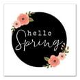 thumbnail image 1 of Creative Products Hello Spring Floral 36x36 Canvas Wall Art, 1 of 5
