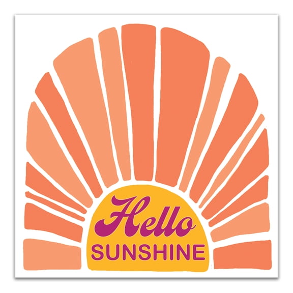 Creative Products Hello Sunshine 16x16 Canvas Wall Art