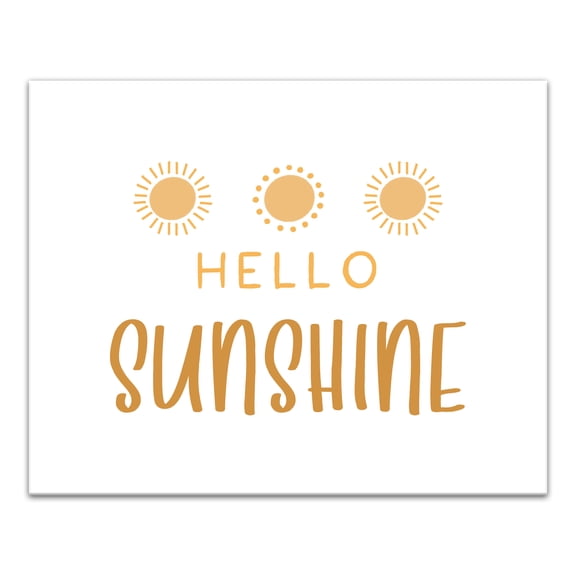 Creative Products Hello Sunshine Suns 20 x 16 Canvas Wall Art