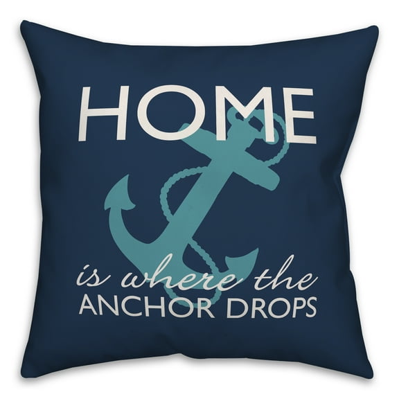 Creative Products Hello Thin Script Black and White 20x20 Indoor / Outdoor Pillow