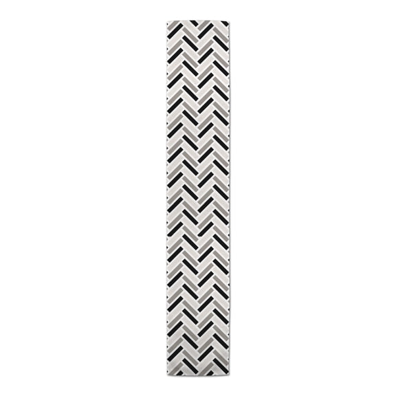 Creative Products Herringbone Pattern 16 x 90 Poly Twill Table Runner