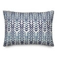 thumbnail image 1 of Creative Products Herringbone Print Blue 14 x 20 Indoor / Outdoor Pillow, 1 of 3