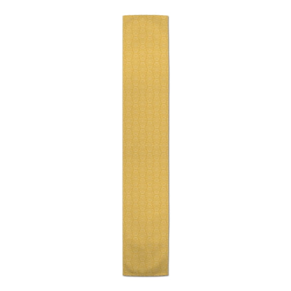 Creative Products Hex Stripe Pattern 16x72 Poly Twill Table Runner
