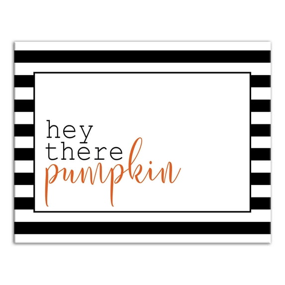 Creative Products Hey There Pumpkin 11x14 Canvas Wall Art