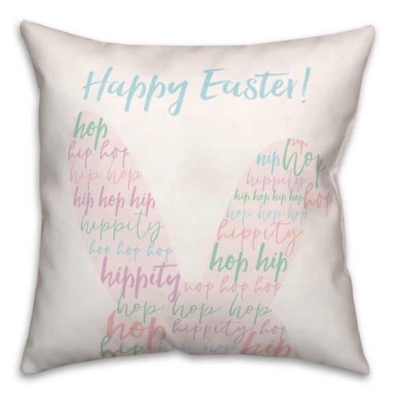 Creative Products Hip Hop Bunny 18x18 Spun Poly Pillow