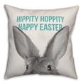 thumbnail image 1 of Creative Products Hippity Hoppity Happy Easter 16x16 Spun Poly Pillow, 1 of 3
