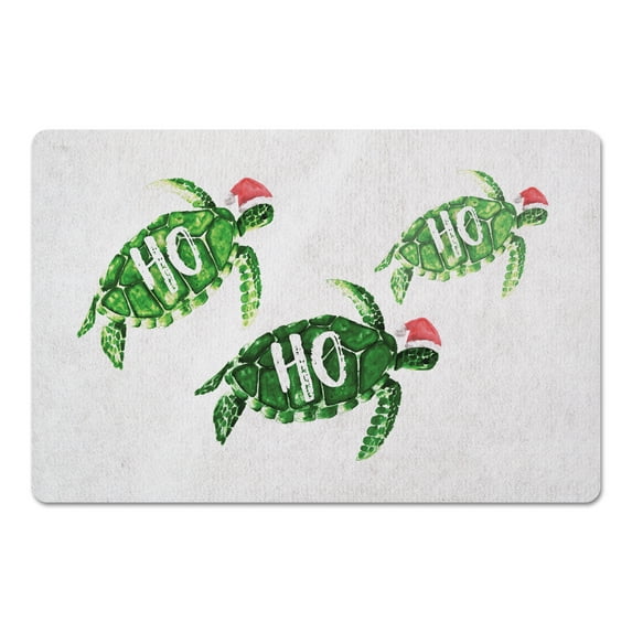 Creative Products Ho Ho Ho Sea Turtles 27x18 Floor Mat