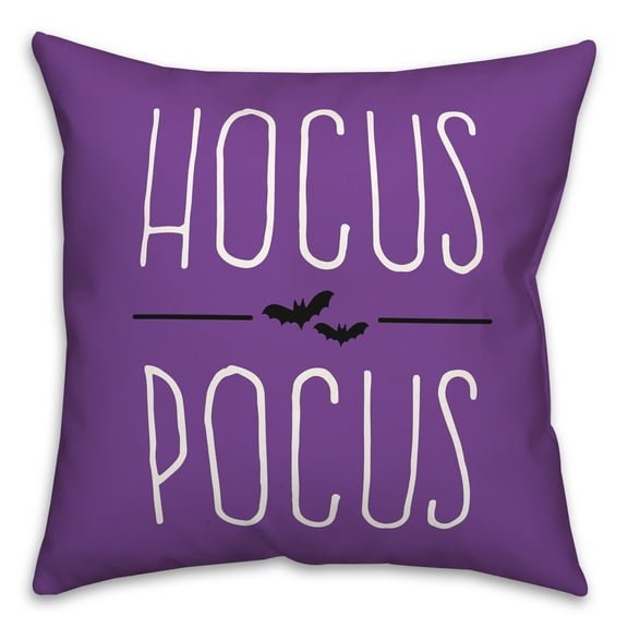 Creative Products Hocus Pocus Purple 18x18 Spun Poly Pillow