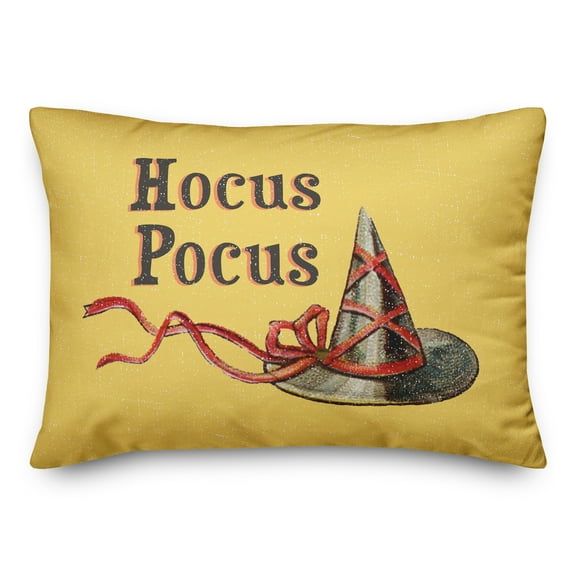Creative Products Hocus Pocus Witch Hat 14x20 Spun Poly Pillow