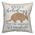 thumbnail image 1 of Creative Products Holiday Armadillo 18x18 Spun Poly Pillow, 1 of 1