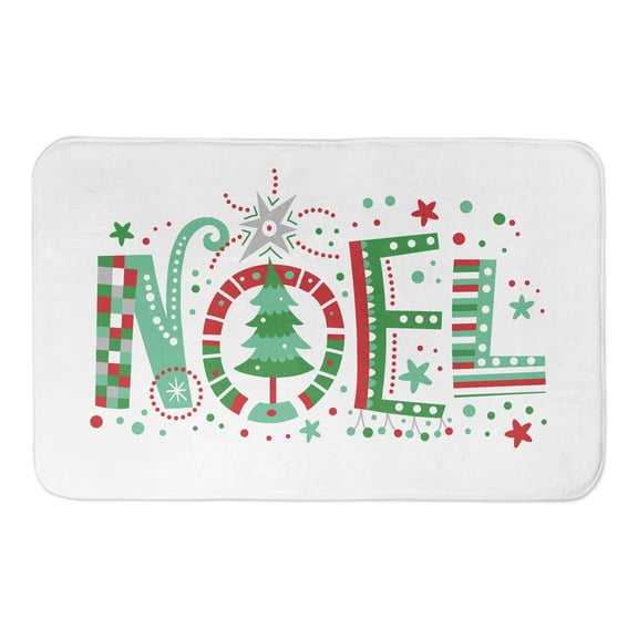 Creative Products Holiday Noel 34x21 Bath Mat