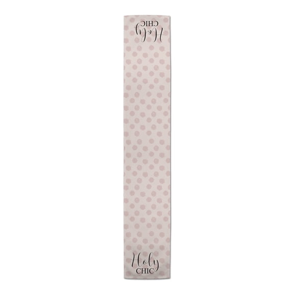 Creative Products Holy Chic Pink Polka 16 x 90 Cotton Twill Table Runner