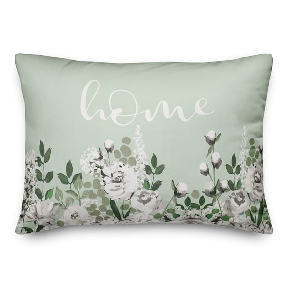 Creative Products Home Florals 14x20 Spun Poly Pillow