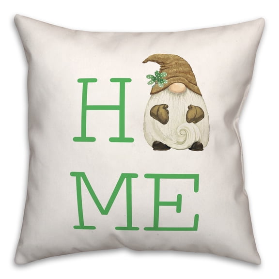 Creative Products Home Gnome 18 x 18 Spun Poly Pillow