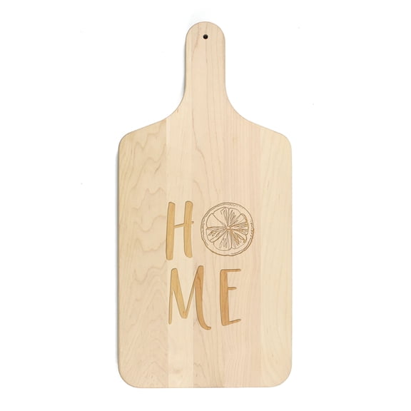 Creative Products Home Lemon 8 x 17 Maple Paddle Cutting Board