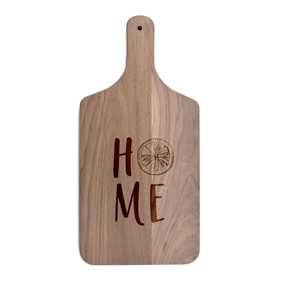 Creative Products Home Lemon 8 x 17 Walnut Paddle Cutting Board