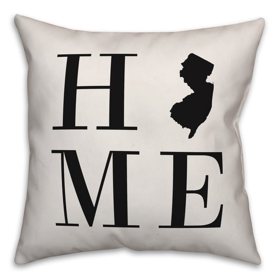 Creative Products Home New Jersey 18x18 Indoor / Outdoor Pillow
